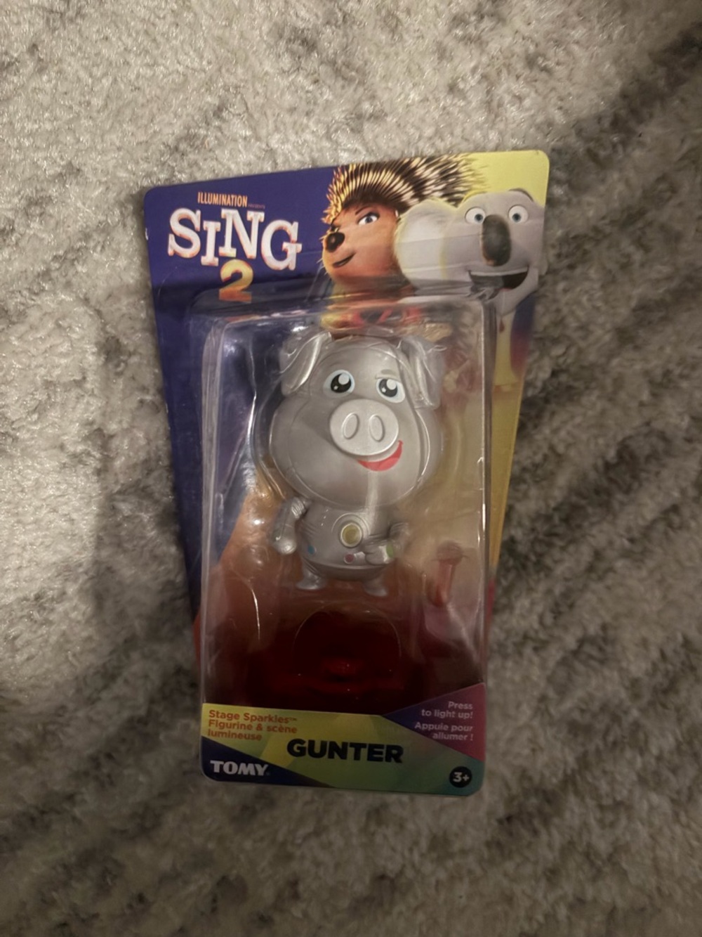 Illumination Sing 2 Gunter Figure – Silver Character Toy